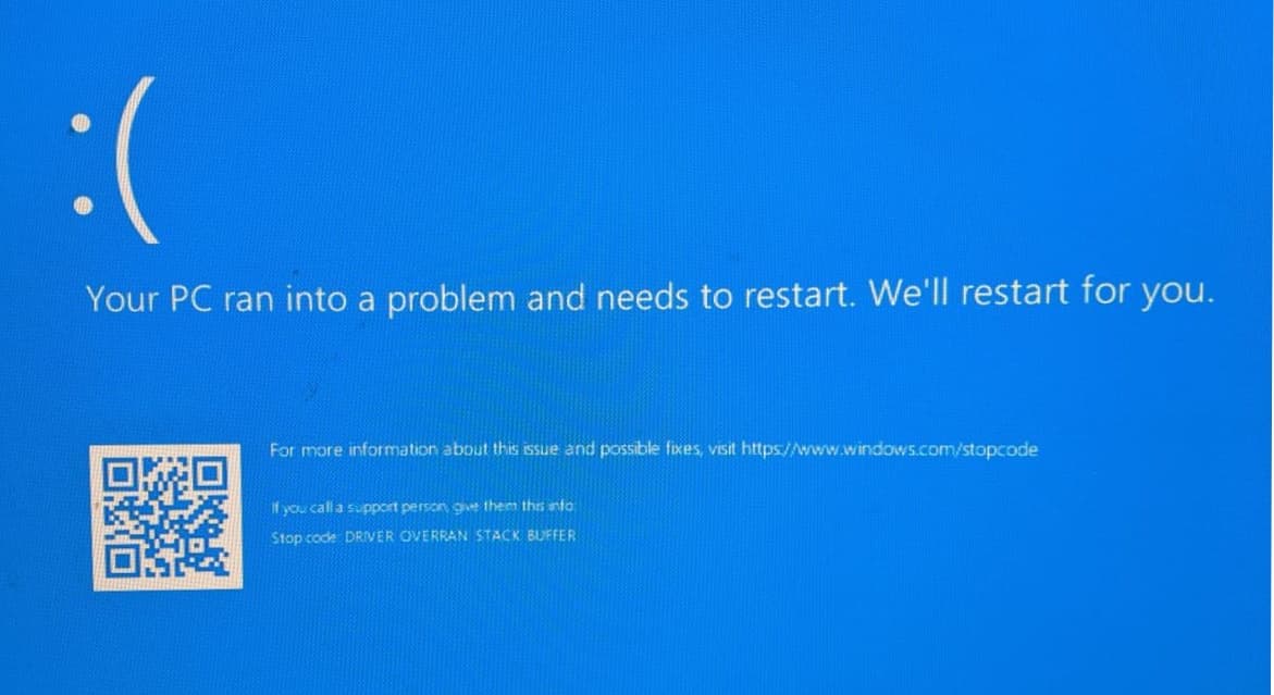 How to Fix Driver Overran Stack Buffer on Windows 10